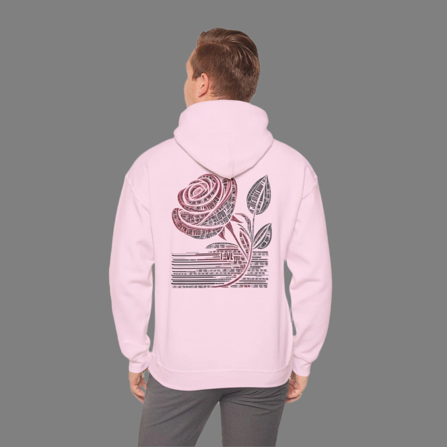 'I Love You' Rose Hoodie