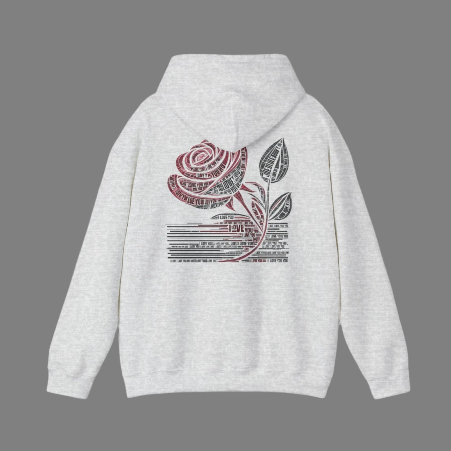 'I Love You' Rose Hoodie