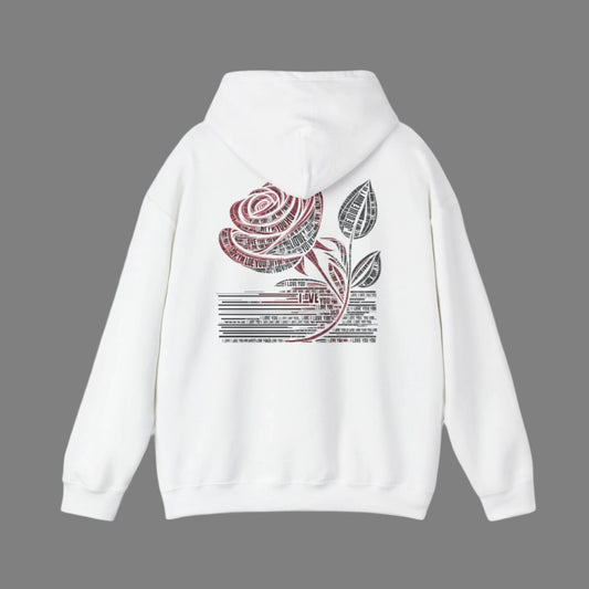 'I Love You' Rose Hoodie